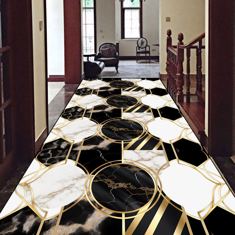 Роскошный ковер в европейском стиле для лобби, холла, коридора, нескользящий ковер-дорожка для лестницы, настраиваемый коврик для дома, прихожей