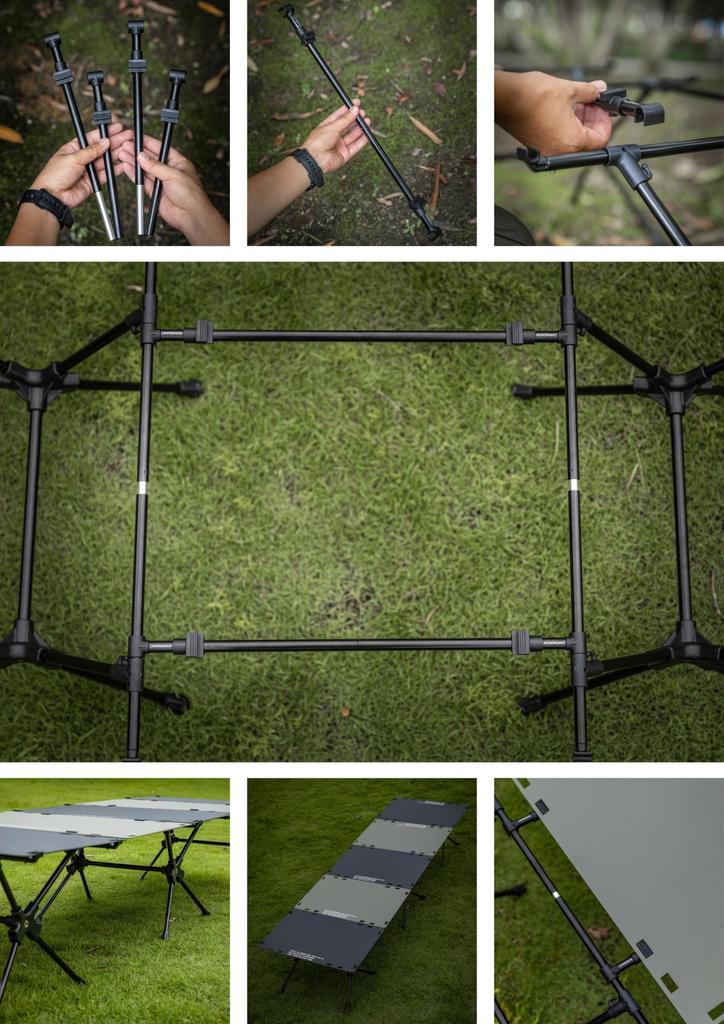 CAMPING MOON Tactical Table, Connecting Bridge, M, for Worktops, T-510-QG