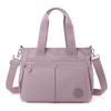 Womens Medium Nylon Tote Bag With Inner Zipper And Phone Pocket For Daily Use And Shopping