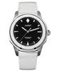 Renaissance Steel And Black Suede Automatic NY41-AD1M-3B2A 200M Unisex Watch