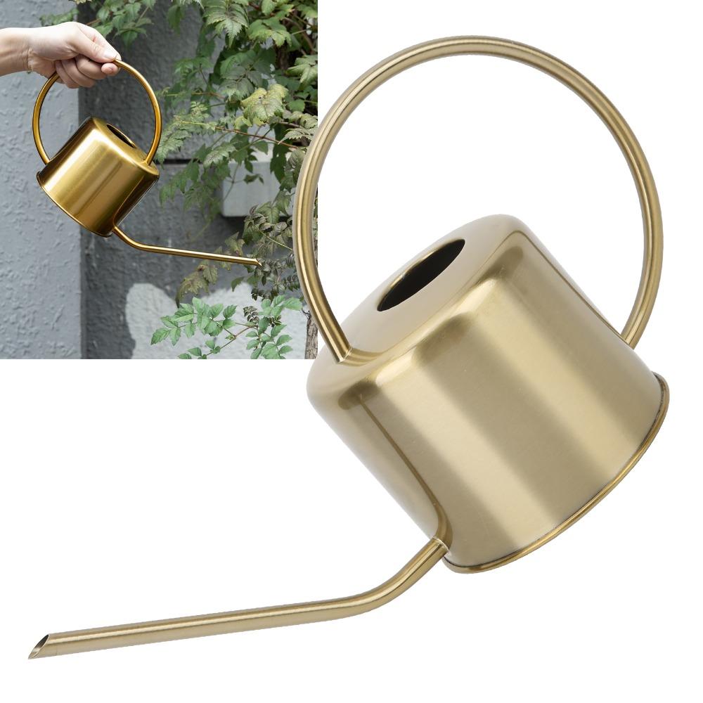 Long Spout Watering Can Gold Plant Watering Can Durable Decorative Watering Can For House Plants