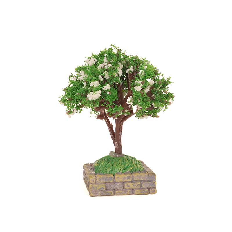 1 шт., аксессуары для домашнего сада, мини-модель дерева, кукольный домик, украшения для сада фей, миниатюры, микроландшафт, фигурка из смолы