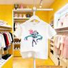 Hatsune Miku Anime Future Peripheral Cartoon Printed Pure Cotton COS Collaboration Casual Tshirt Leisure Wear for Boys Girls