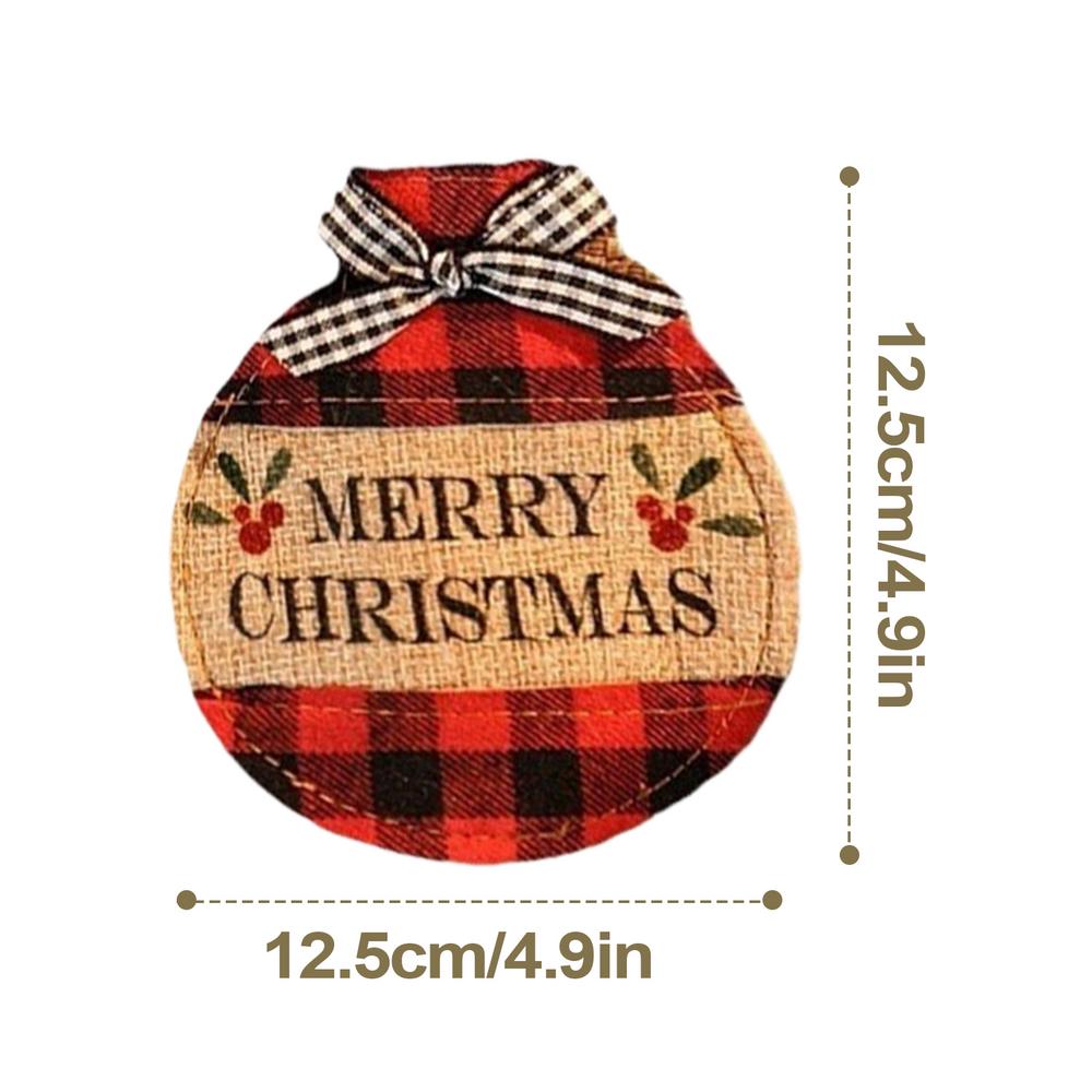 Christmas Silverware Holder Funny Christmas Utensil Bags Holiday Tableware Decor 12.5cm/4.9inch Christmas Utensil Silverware