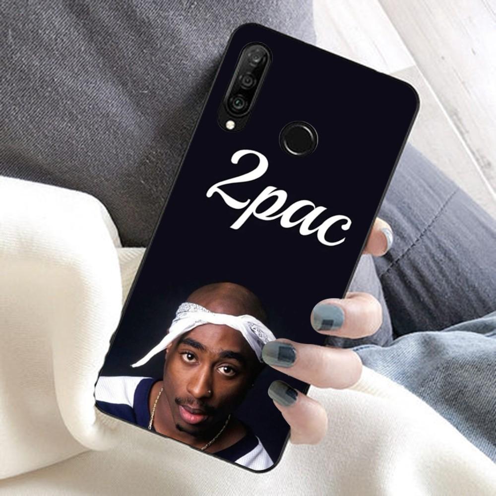 Rap Singer Tupac Shakur Phone Case For Huawei Honor 10 lite 9 20 7A 9X 30 50 60 70 pro plus Soft Silicone Cover