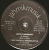 12inch Record FRED LOCKS - Love & Harmony NONE Jahmikmusik Jamaica Reggae, Ska & Dub Used