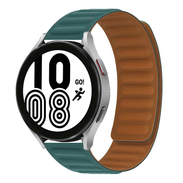 Силиконовый ремешок 20 мм 22 мм для Samsung Galaxy watch 7/FE/6/5/4/classic/Active 2/3/S3/40mm Браслет Huawei watch GT-2-Pro 3 4 ремешок