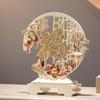 Fu Character Statue Prosperity Sculpture Chinese Style Resin Tabletop Ornament Decorative Figurine