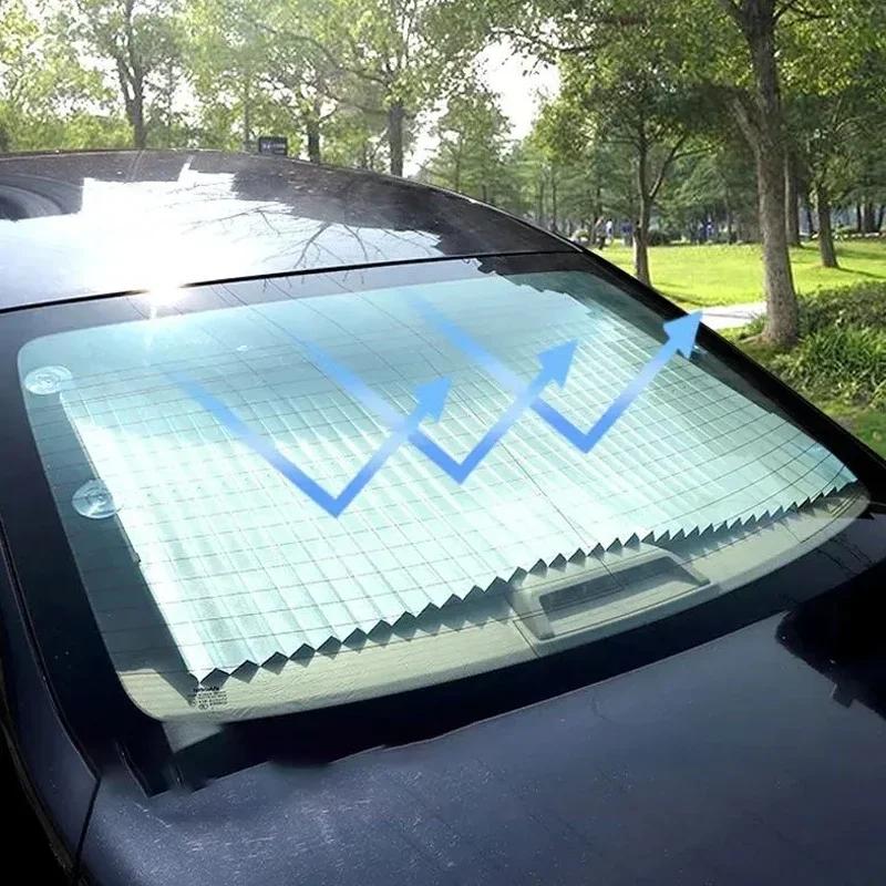 Автомобильный солнцезащитный козырек на лобовое стекло, выдвижной автомобильный солнцезащитный козырек на переднее и заднее окно, защитная пленка от ультрафиолетового излучения, автомобильные солнцезащитные козырьки