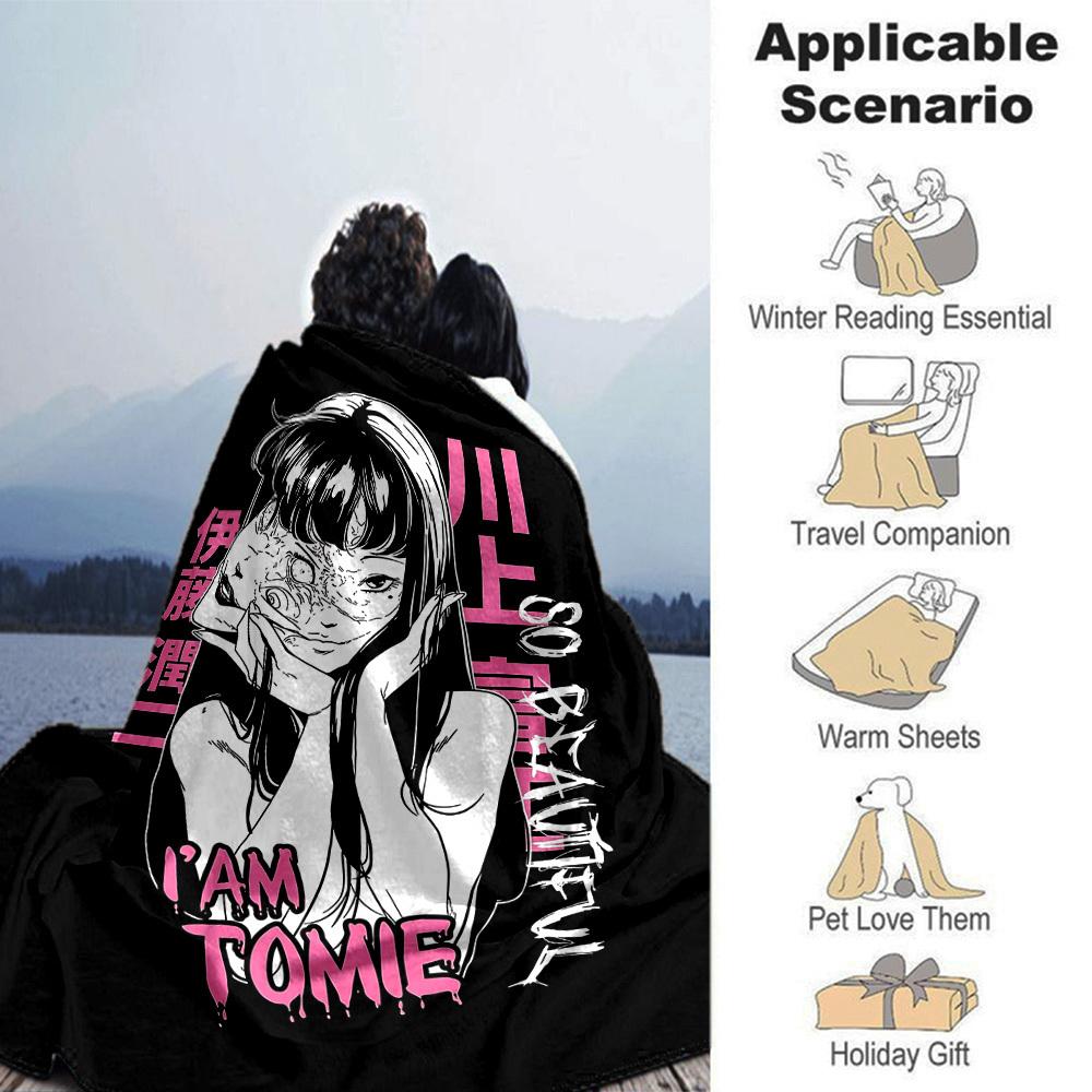 1pc I AM TOME SO BEAUTIFUL Soft Flannel All Season Throw for Home, Office, Outdoor UseDurable Comfort Soft Warm Throw for Home