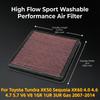 For Toyota Tundra XK50 Sequoia XK60 4.0 4.6 4.7 5.7 V6 V8 1GR 1UR 3UR Gas 2007-2014 High Flow Off-Road Performance Air Filter