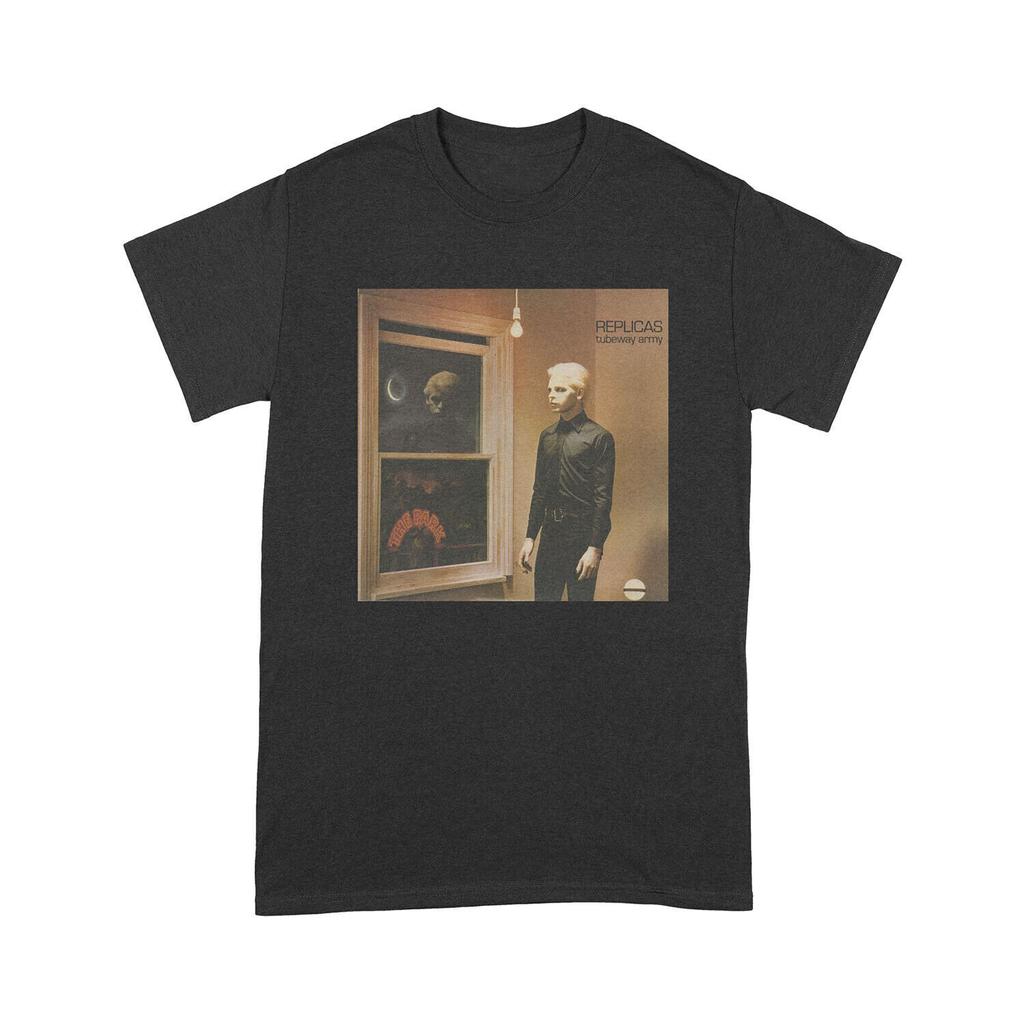 Редкая The Gary Numan Replicas Короткий рукав Черная Унисекс