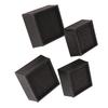 Подставка для мебели 2 дюйма, штабелируемая, ТПУ, квадратная, для стола, сверхпрочная, водонепроницаемая, противоскользящая, черная, увеличивающая высоту, для кровати