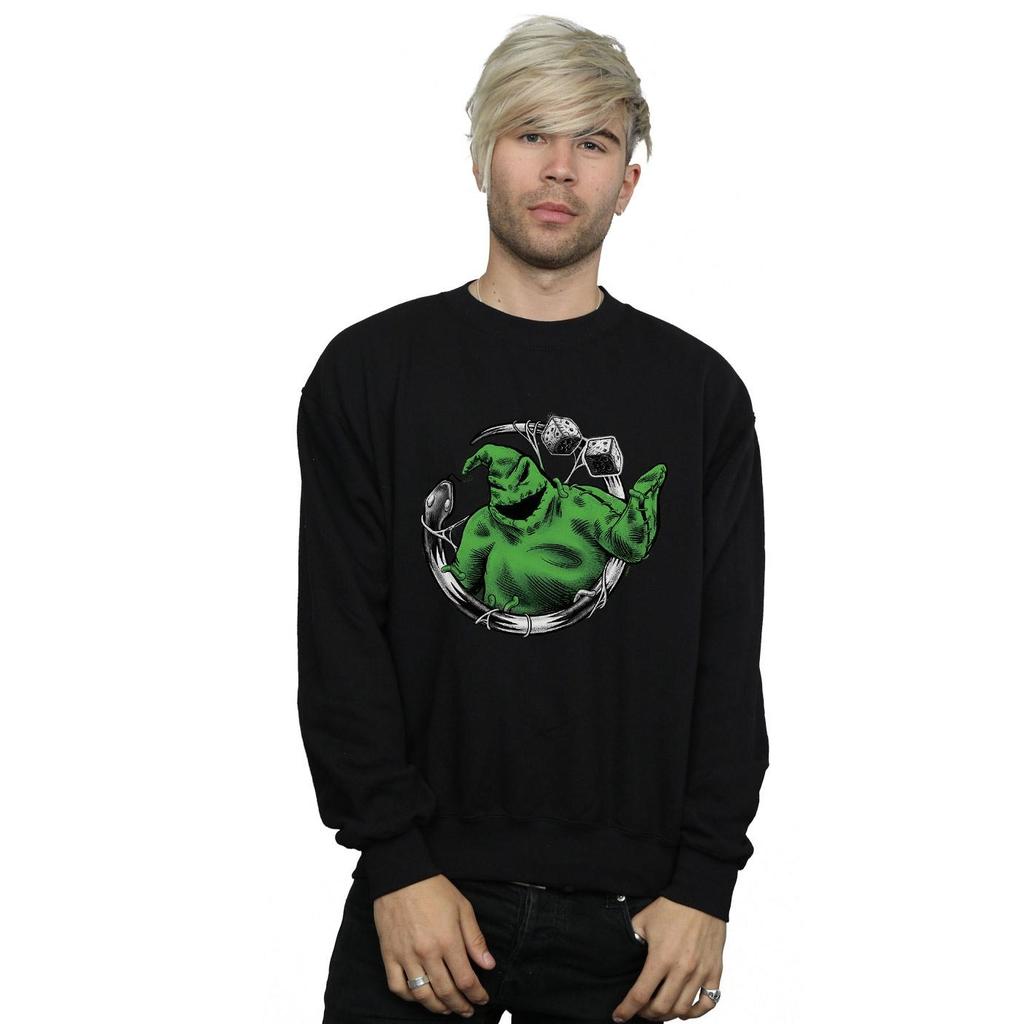 Disney Mens Nightmare Before Christmas Roll The Dice Sweatshirt
