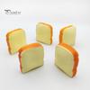 Stress Relief Squeeze Toy 1/2Pcs Simulated Toast Toy, Sliced Bread Sensory Soft Stretchy Fake Food Fidget for Kids Teens Adults Decompression Toys