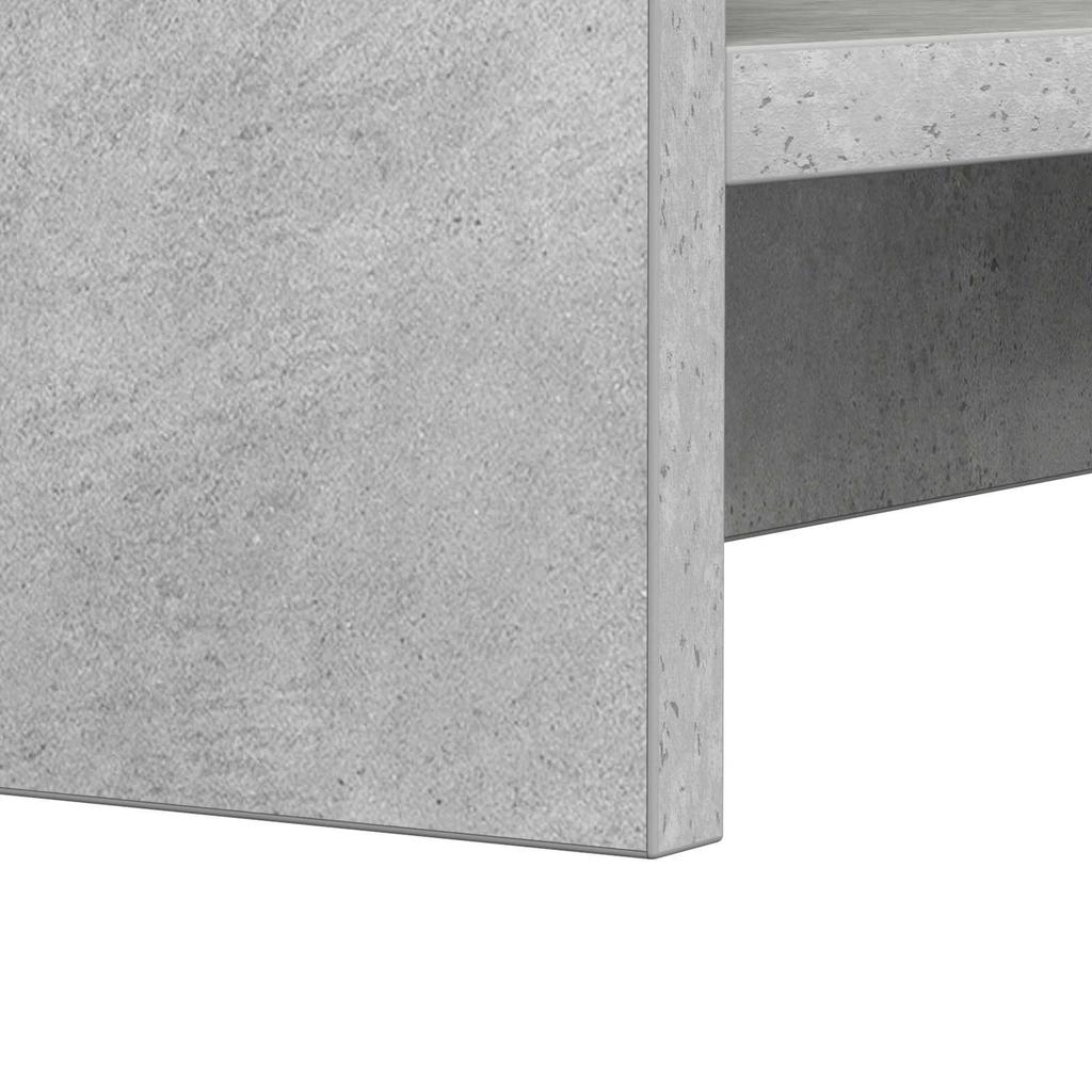 Bookshelf Concrete Grey 59 x 30 x 111 cm Engineered Wood