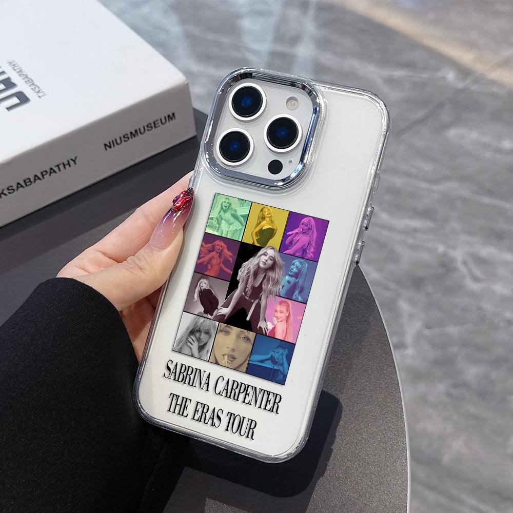 Чехол для телефона Singer S-Sabrina C-Carpenter для iPhone 17 Air 16 e 15 14 13 12 11 Pro Max Plus SE 2020 2022 Мягкая задняя крышка