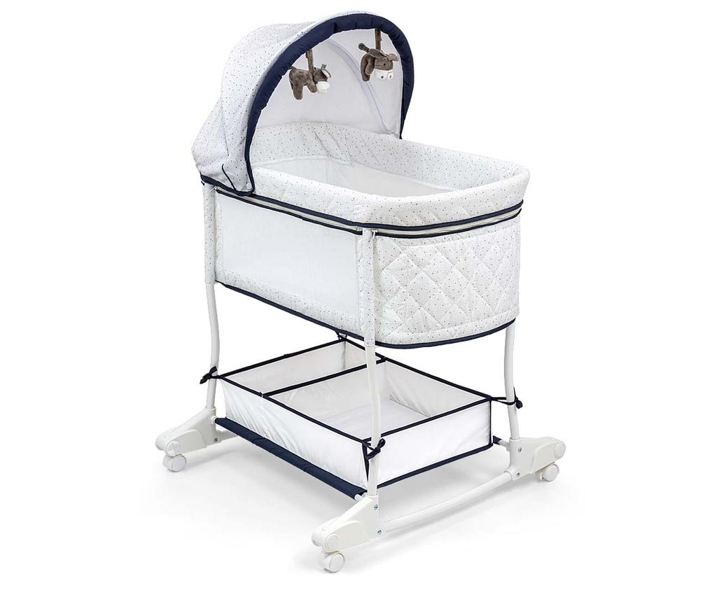MILLY MALLY 5430 Колыбель Dream On - ПРОСТОЙ СЕРЫЙ