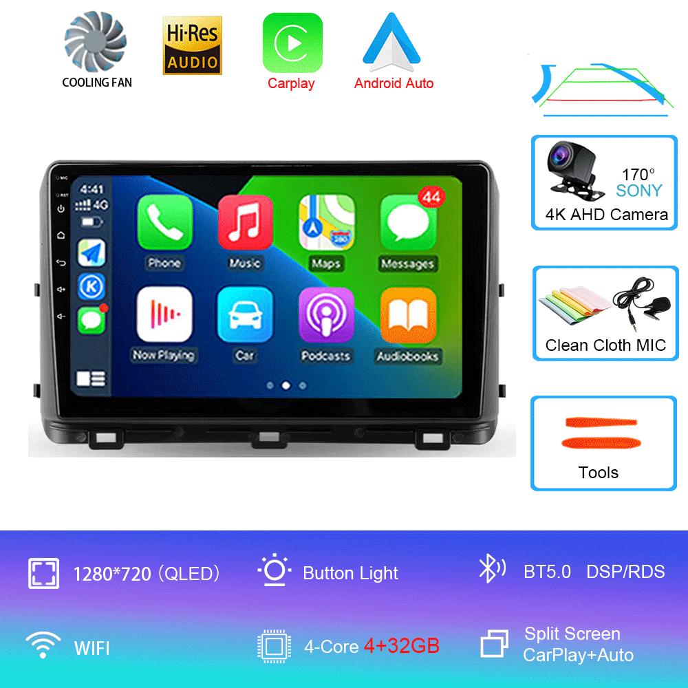 Для Kia Ceed 3 CD 2018-2022 Автомобильное радио Android 14 WIFI+4G Carplay Автомагнитола Мультимедиа Видеоплеер Навигация Стерео DSP GP