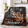 A Deer Customize Your Name Blanket Warm Comfortable And Soft Blankets Are Suitable For Home Lunch Break Blanket Office Sofa Sofa Gift To Relatives And