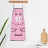 DE Kleine Dikke Barbapapa Cartoon TV Show Apron Chef Cooking Cuisine Tablier Bib Kitchen Cleaning Pinafore for Unisex Gardening