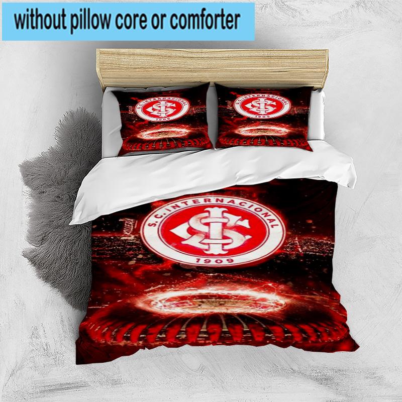 3pcs SC Internacional1 Printed Bedding Set Duvet Cover Closure Includes 1 Duvet Cover & 2 Pillowcases Bedding Sets Home Decor Gifts