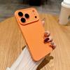 Чехлы из жидкого силикона для защиты объектива камеры для iPhone 17 16 15 14 13 12 11 Pro Max Plus Однотонный Матовый Мягкий Ударопрочный Чехол