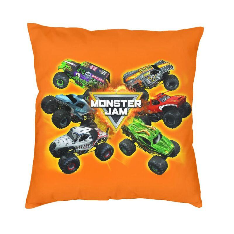 Чехол на подушку Monster Jam Grave Digger Монстр-трак 40x40 см Декор для дома Печать Наволочка для дивана Двусторонний