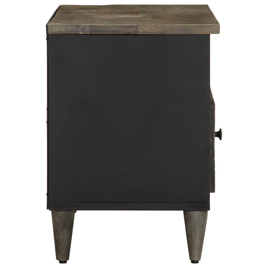 TV Stand 80 x 33 x 46 cm Solid Mango Wood