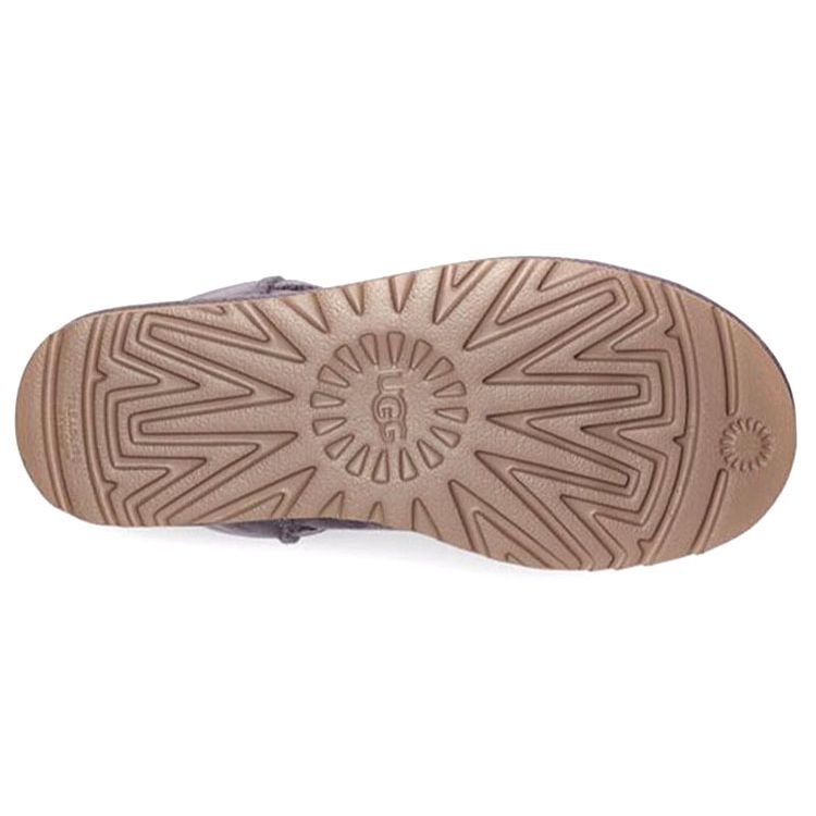 UGG Classic Mini Ii Warm Durable Comfortable Short Snow Boots Women Boots Purple Gray 1016222-SHA