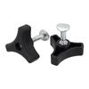 Hi-Strength Triple-Cornered Triangles Knob Handle Lawn Mower Handlebar Nuts  Outdoor Tools