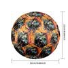 Indian Wolf Indoor Soccer Ball Size 5 Colorful All Ages Machine Stitched PVC Competition Ready Durable High-Bounce
