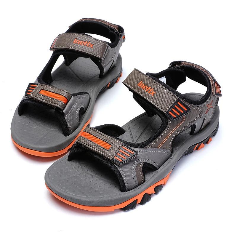 Timeless Design Cowhide Leather Beach Sandals For Men With Breathable Sport Casual Fit