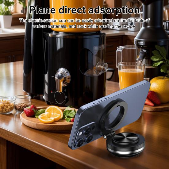 Вакуумный магнитный автомобильный держатель для телефона с вращением на 360 градусов