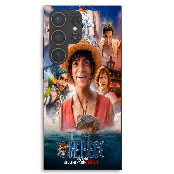 Coque Pour Samsung Galaxy S23 Ultra poster Luffy One piece Maniacase
