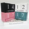 Pastoral Style Building Blocks Calendar Eternal Blocks Cube Calendar  Desktop