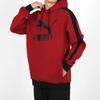Puma Pinstripe Fleece-Lined Casual Hoodie Men Hoodie Red 530179-50