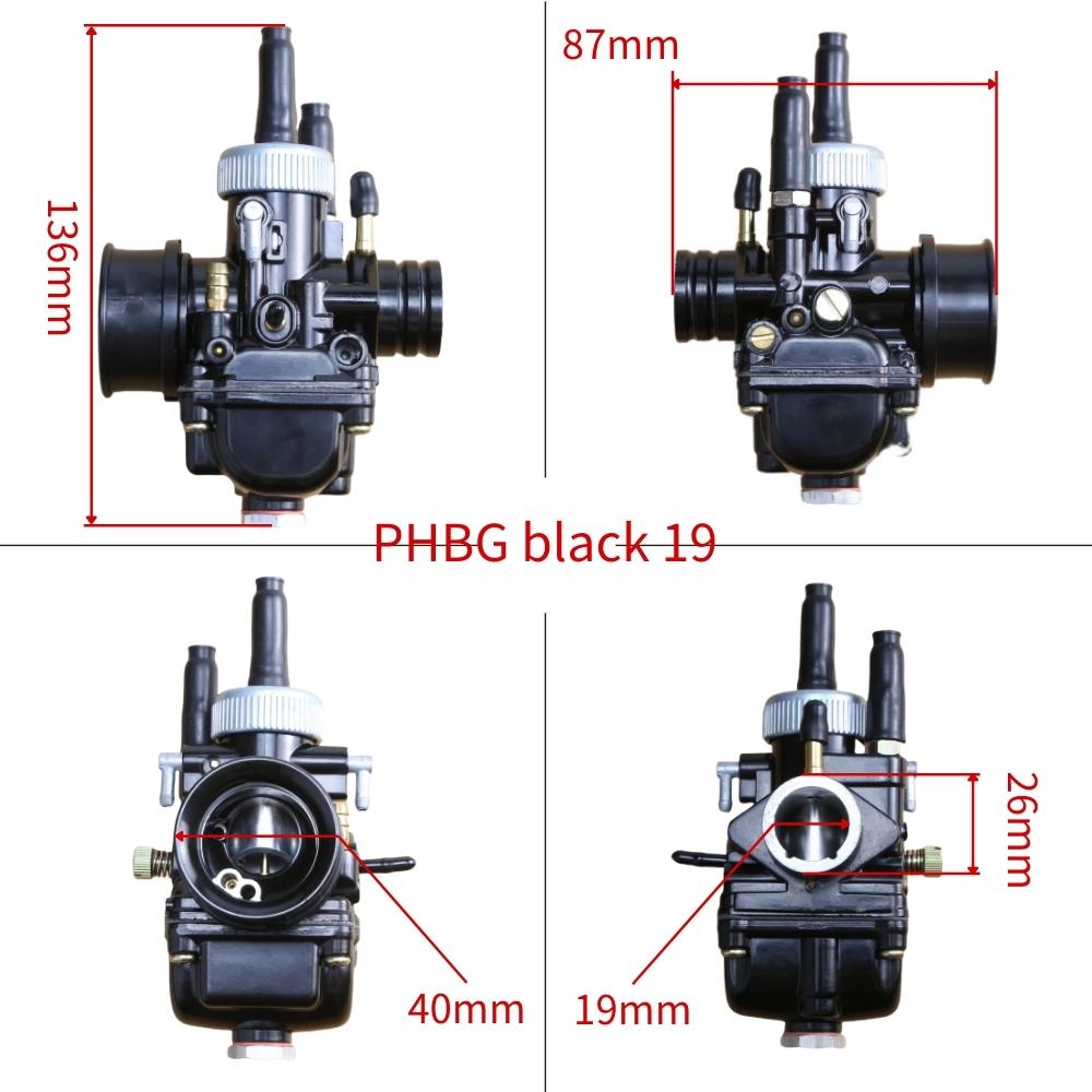 Motorcycle Carburetor For Dellorto Phbg 17mm 19mm 21mm JOG50 JOG90 BWS100 50cc To 100cc Racing Motorbike Scooter Universal Carb