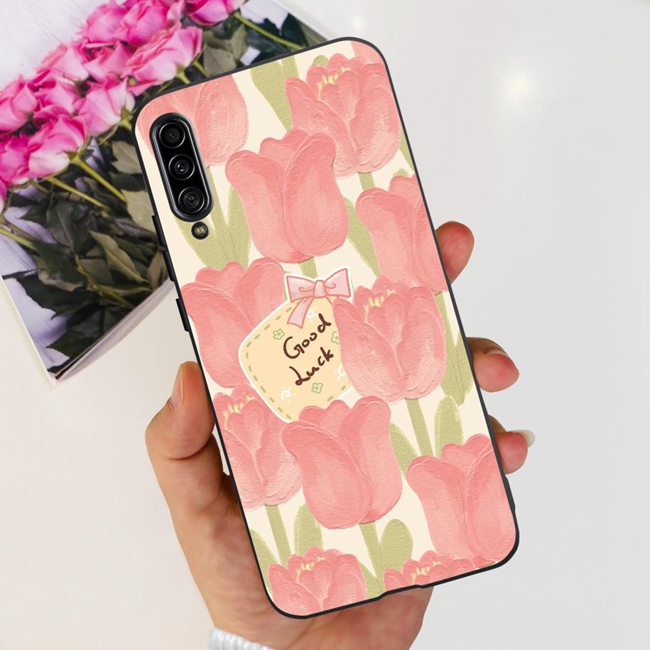 For Samsung Galaxy A90 5G Case Popular Flower Soft Silicon Phone Cover For Samsung A90 5G Fundas A 90 SM-A908N Shockproof Bumper