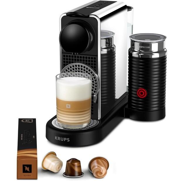 Capsule Coffee Machine Krups XN 630D CitiZ & Milk Platinum