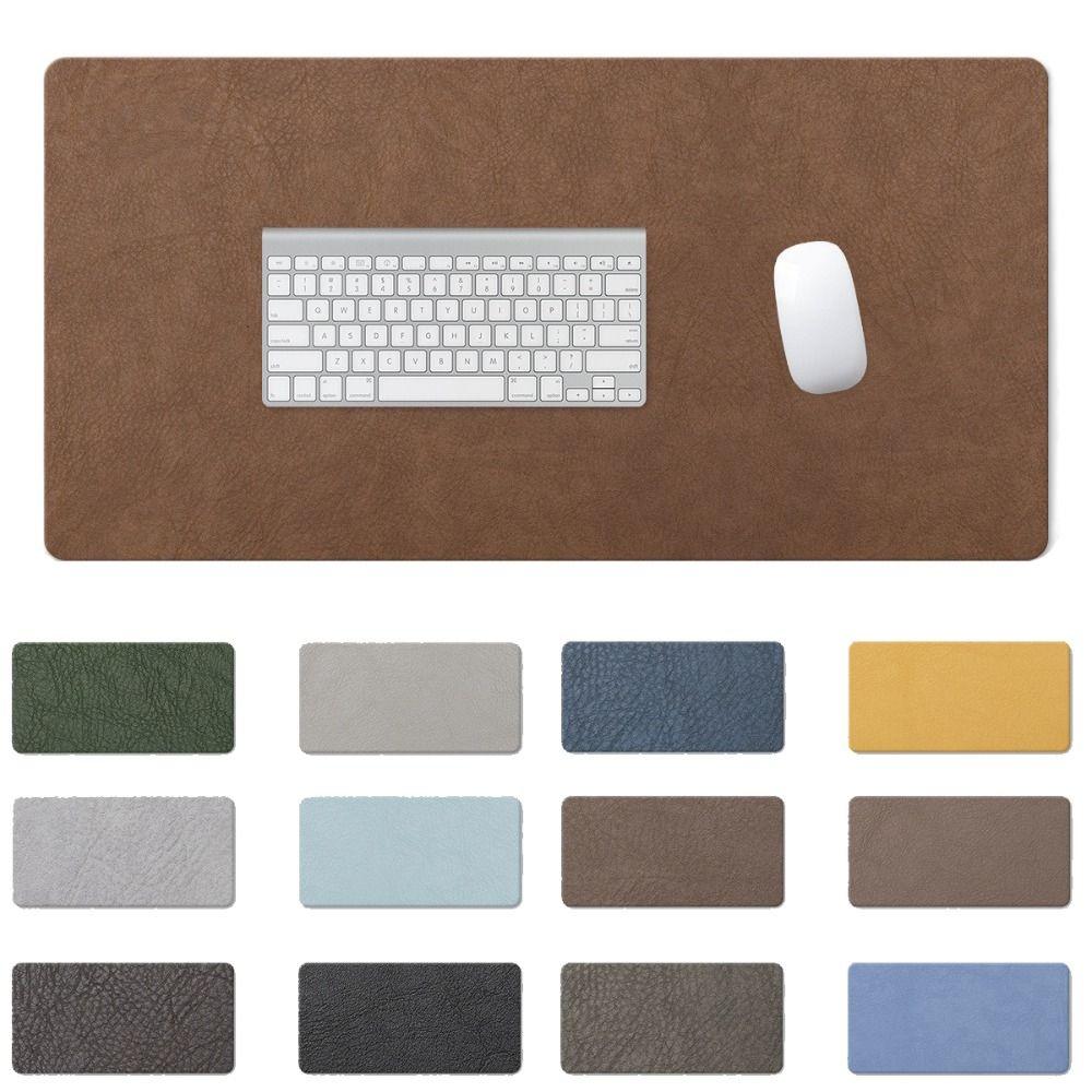 Cowhide Patterned Mouse Pad Non-slip Computer Laptop Mousepad Retro Writing Pad  Home Office