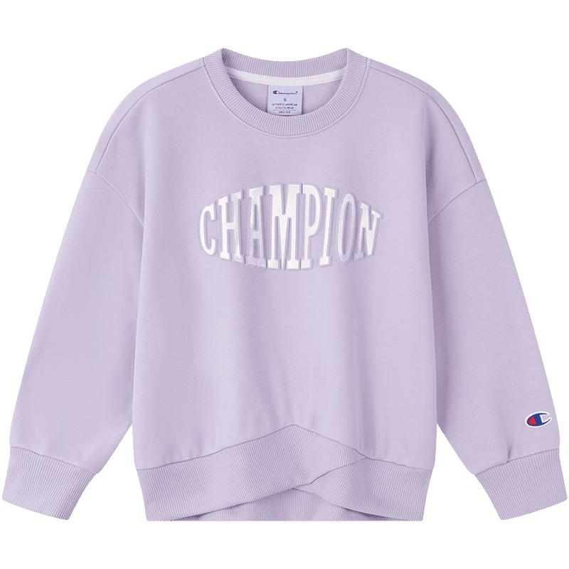 Champion Женская толстовка с круглым вырезом и лазерной печатью