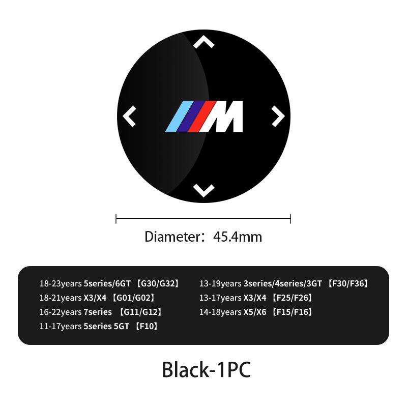 2025 Горячая накладка на кнопку мультимедийного регулятора, внутренняя наклейка для Bmw M Performance M2 M3 M4 M5 M6 1 2 3 4 5 7 Серии X4 X5 X7 F10 E39
