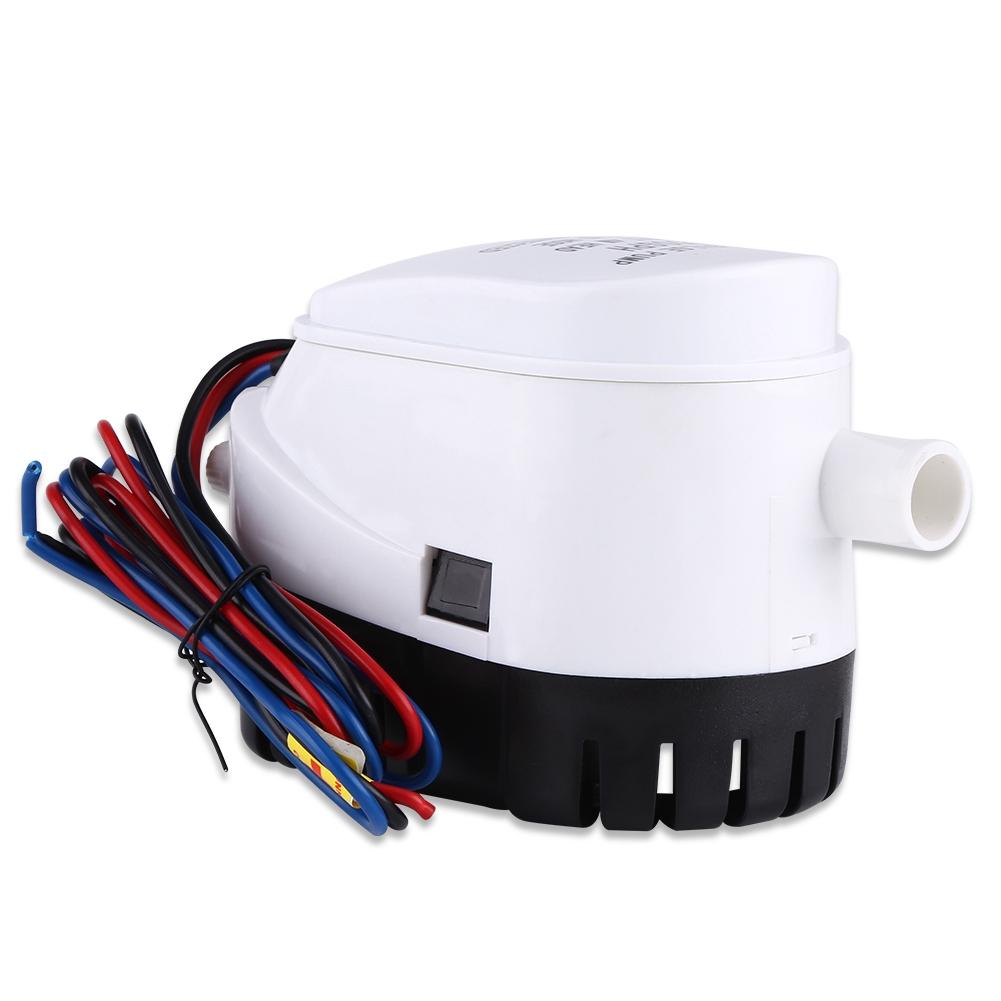 12V 750GPH Automatic Submersible Bilge Water Pump With Float Switch For Boat