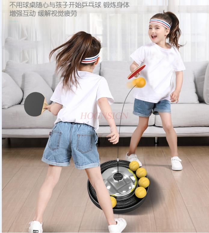 Table Tennis Trainer Self Training Tool Household Children'S Fighting Soldiers Training Room Toys Table Tennis