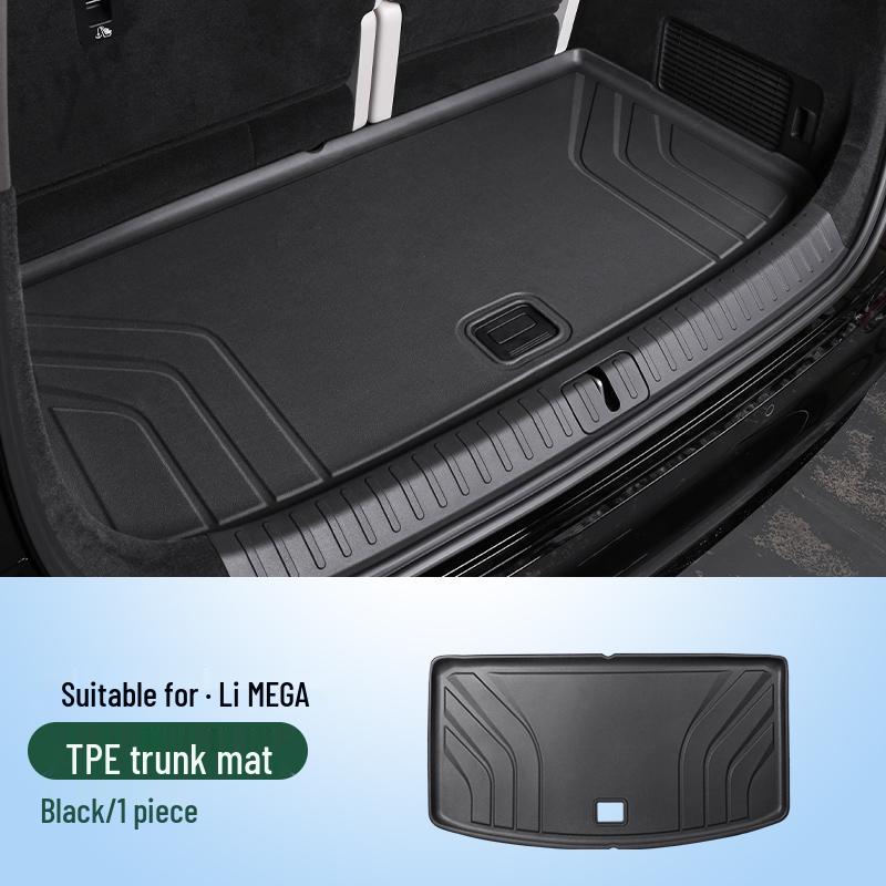 Идеальный МЕГА Коврик в багажник и Защитник спинки сиденья третьего ряда - Автоаксессуар из ТПЭ