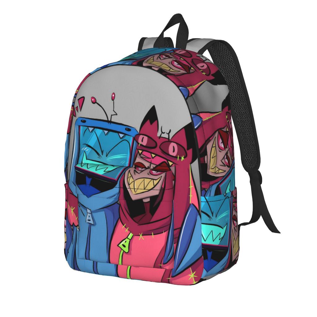 R-Radiostatic Vox Alastor Классический Рюкзак Спортивный Школьный Рабочий Daypack для Мужчин Женщин Колледжа Сумка на Плечо