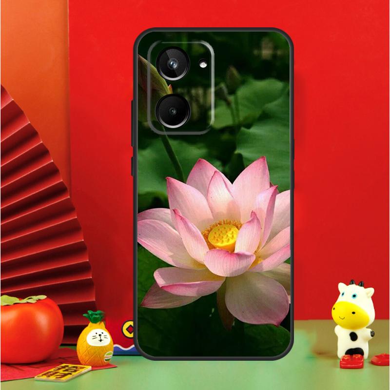 Цветок Лотос Для Realme 15 Pro GT7 GT6 10 11 12 13 14 Pro Plus C65 C67 C63 C61 C55 C51 C53 C35 C75 Чехол