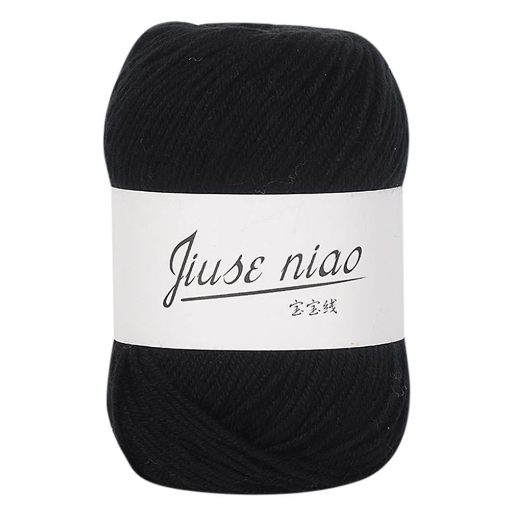 1шт 50г коренастый красочный ручной вязки детский молочный хлопок вязаный крючком трикотаж шерсть 