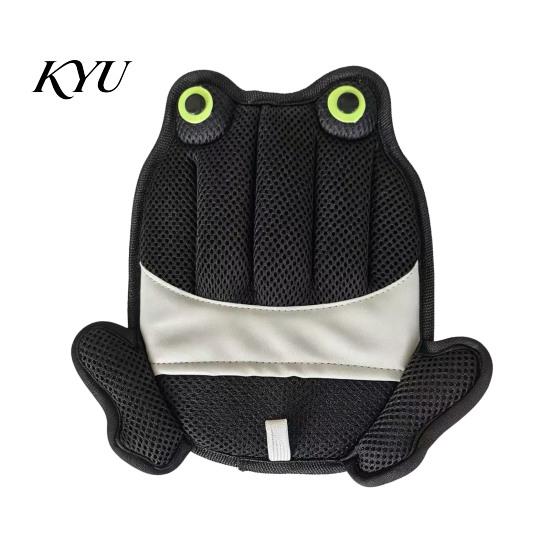 Cat Hair Removal Mitt 1Pc Pet Glove, Electrostatic Grooming Mitt, Frog Design, Upholstery Picker Breathable Mesh Lint Glove for Furniture Clothing Car